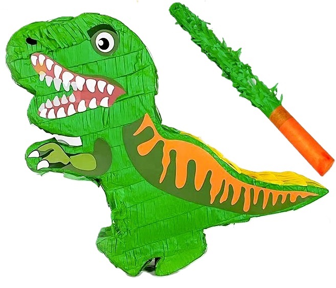 T-Rex Dinosaur Hitting Pinata